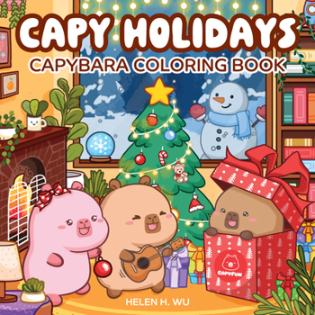 Capy Moments : Capybara Coloring Book