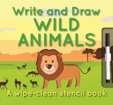 Board book Write and Draw: Wild Animals Book