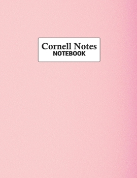 Cornell Notes Notebook: Efficient Note Taking System For College and University Students : Pink Gradient