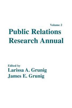 Paperback Public Relations Research Annual: Volume 2 Book