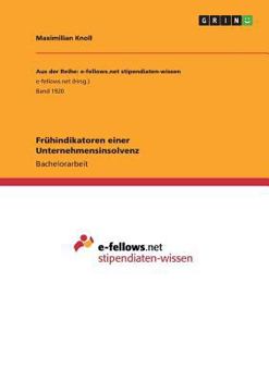 Paperback Frühindikatoren einer Unternehmensinsolvenz [German] Book