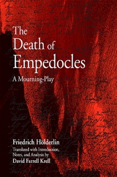 Paperback The Death of Empedocles: A Mourning-Play Book