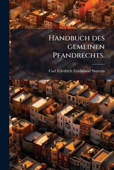 Paperback Handbuch des gemeinen Pfandrechts. [German] Book