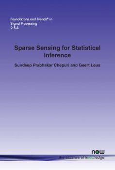 Paperback Sparse Sensing for Statistical Inference Book