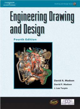 Hardcover Engineering Drawing and Design [With CDROM] Book