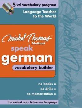 Audio CD Michel Thomas Method Speak German Vocabulary Builder [With Zipper Case] Book