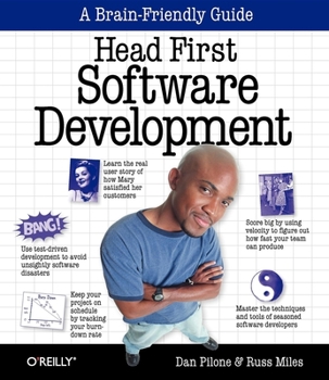 Paperback Head First Software Development: A Learner's Companion to Software Development Book