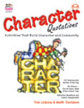Perfect Paperback Character Quotations, Grades 3-8 Book
