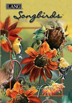 Calendar Songbirds 2019 4.5 X 6.5 Monthly Pocket Planner Book