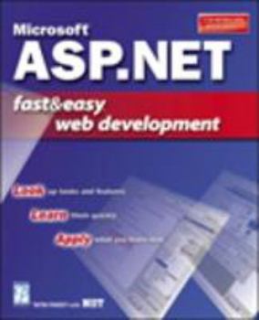 Paperback Microsoft ASP.NET Fast & Easy Web Development Book