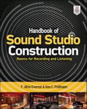 Paperback Handbook of Sound Studio Construction: Rooms for Recording and Listening Book