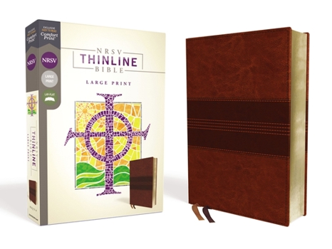 Imitation Leather Nrsv, Thinline Bible, Large Print, Leathersoft, Brown, Comfort Print [Large Print] Book