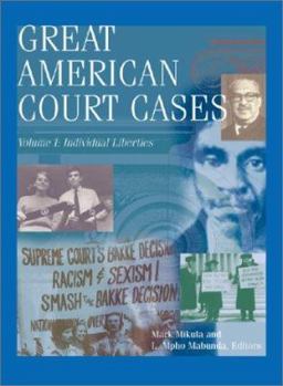 Hardcover Great American Court Cases (4 volume set) Book