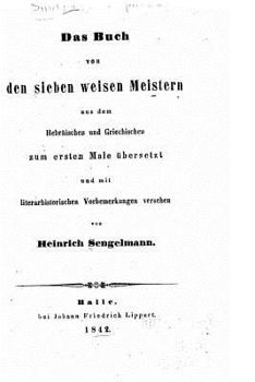Paperback Das buch von den sieben weisen meistern [German] Book