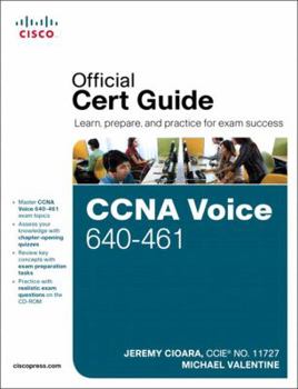 Hardcover CCNA Voice 640-461 Official Cert Guide [With CDROM] Book