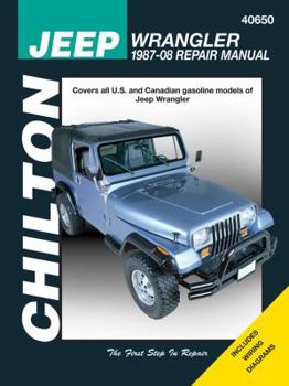 Paperback Jeep Wrangler: 1987-08 Repair Manual Book
