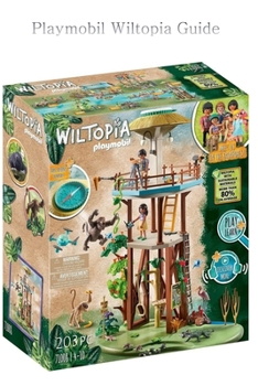 Paperback Playmobil Wiltopia Guide: Research Tower with Compass Book