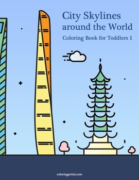 Paperback City Skylines around the World Coloring Book for Toddlers Book