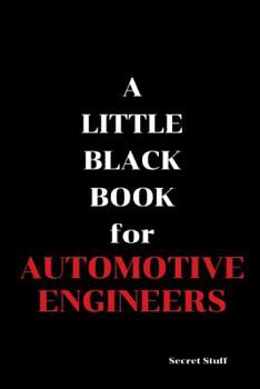 Paperback A Little Black Book: For Automotive Engineers Book