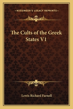 Paperback The Cults of the Greek States V1 Book