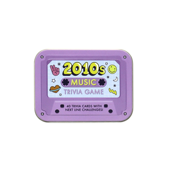 Cards 2010s Music Trivia Game Book
