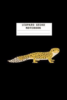 Paperback Leopard gecko Notebook: 110 Blank Lined Pages 6x9 Personalized Customized Notebook Gift For Leopard Gecko Reptile Owners and Lovers - Gift Ide Book