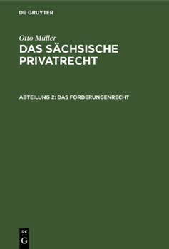 Hardcover Das Forderungenrecht [German] Book