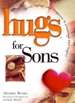 Hardcover Hugs for Sons Book