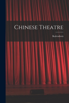 Paperback Chinese Theatre Book