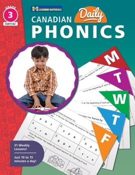 Paperback Canadian Daily Phonics Grades 3 Book