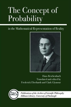 Paperback The Concept of Probability in the Mathematical Representation of Reality Book