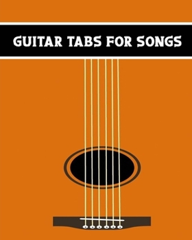 guitar tabs for songs: Blank Lined guitar tab For guitar LOVERS it will be the Gift Idea for guitaR  Lover.