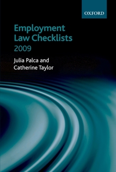 Paperback Employment Law Checklists 2008/09 Book
