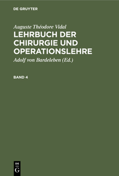 Hardcover Lehrbuch der Chirurgie und Operationslehre Lehrbuch der Chirurgie und Operationslehre [German] Book