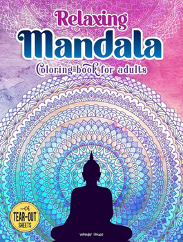 Paperback Relaxing Mandala Coloring Book for Adults Book