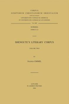 Paperback Shenoute's Literary Corpus. Volume Two Book