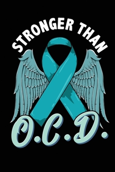Paperback Stronger Than OCD: A notebook & journal for OCD awareness! Book