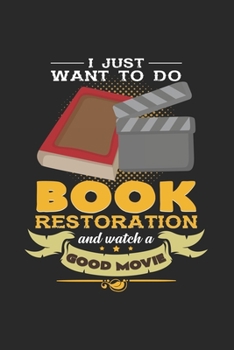 Paperback Book restoration movie: 6x9 Book restoration - grid - squared paper - notebook - notes Book