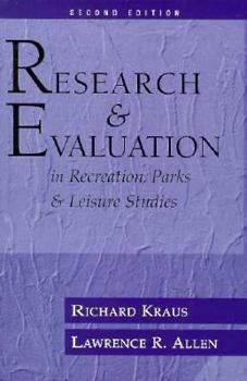 Paperback Research & Evaluation in Recreation, Parks & Leisure Studies Book