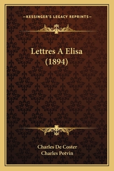 Paperback Lettres A Elisa (1894) [French] Book