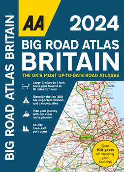 Paperback AA Big Road Atlas Britain 2024 Paperback Book