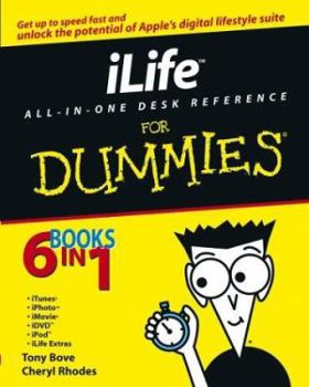 Paperback Ilife All-In-One Desk Reference for Dummies Book