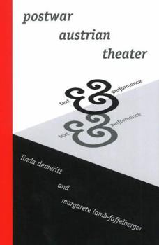 Paperback Postwar Austrian Theater Book