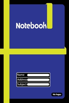 Paperback Paper notebook with line ruled pages for journals and notebooks: Wide ruled paper notebook 96 pages Book