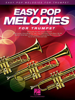 Paperback Easy Pop Melodies for Trumpet Book