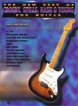 Paperback The New Best of Crosby, Stills, Nash & Young for Guitar: Easy Tab Deluxe Book