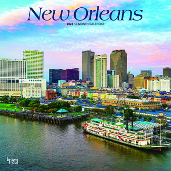 Calendar New Orleans 2023 Square Book