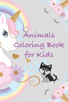 Paperback Animals Coloring Book for Kids Book