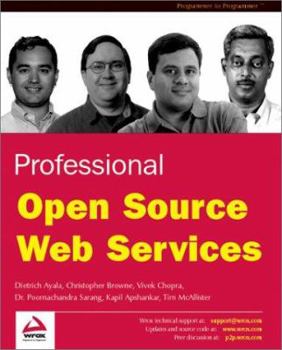 Paperback Professional Open Source Web Services Book