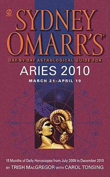 Mass Market Paperback Sydney Omarr's Day-By-Day Astrological Guide for Aries: March 21-April 19 Book